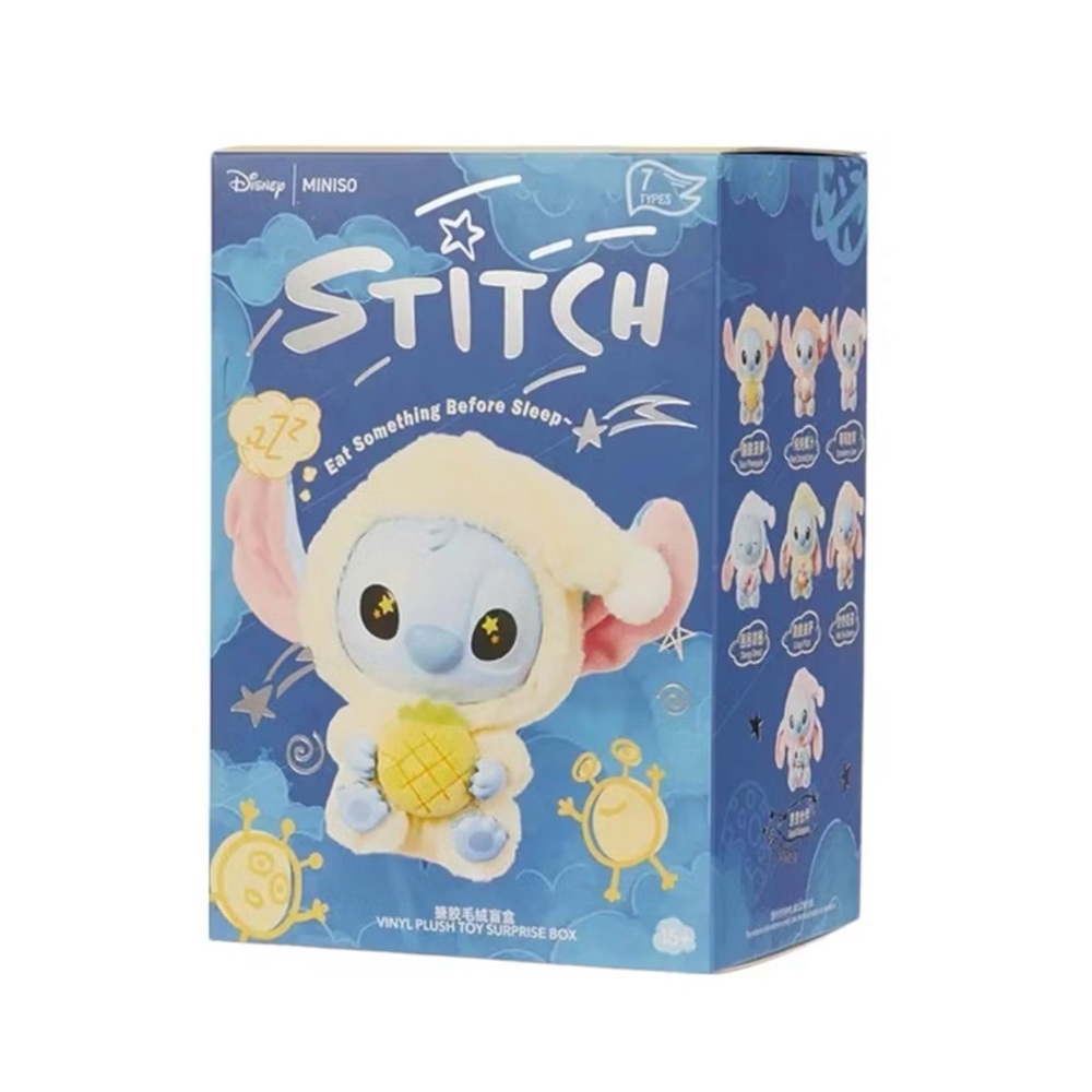 100% AUTHENTIC Stitch Eat Something Before You Sleep Blind Box - Miniso x Disney